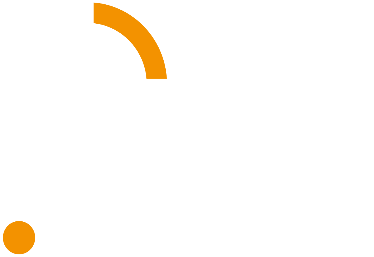 Logo der PM-Software pm-smart in Weiß und Orange.